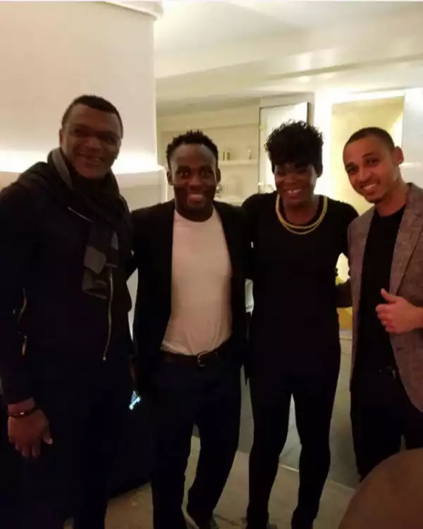Ex Football Stars, Odemwingie, Mercy Akide-Udoh & Michael Essien In New Photo
